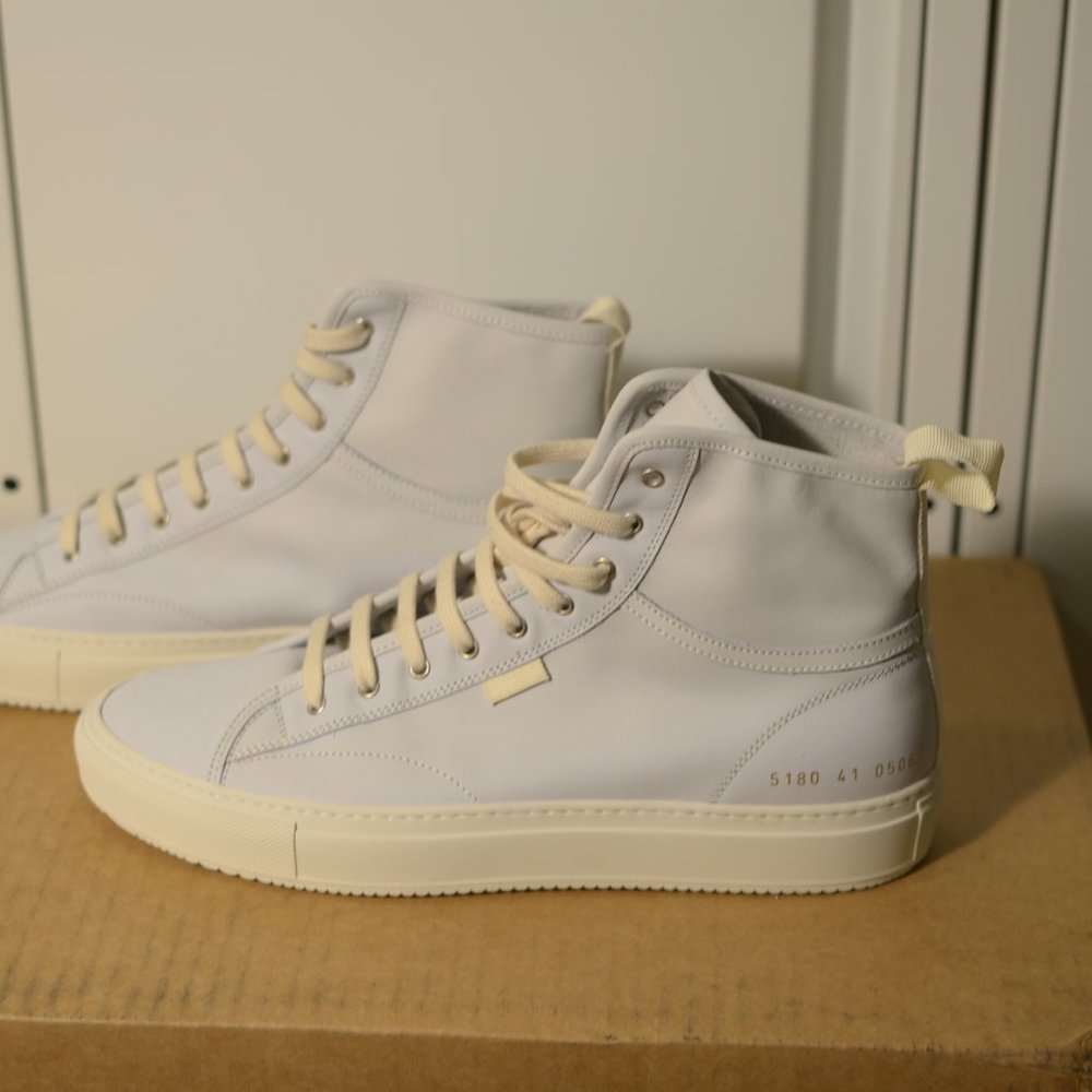 Common Projects Tournament Nubuck High-Top Hi Ice Blue (Size 41)